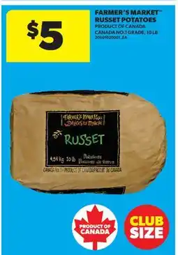 Real Canadian Superstore FARMER'S MARKET RUSSET POTATOES, 10 LB offer