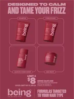 Real Canadian Superstore BEING HAIRCARE offer