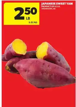 Real Canadian Superstore JAPANESE SWEET YAM offer