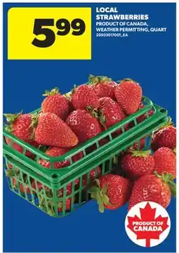 Real Canadian Superstore LOCAL STRAWBERRIES offer