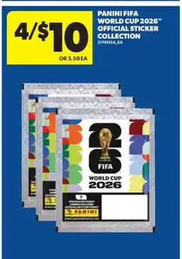 Real Canadian Superstore PANINI FIFA WORLD CUP 2026 OFFICIAL STICKER COLLECTION offer