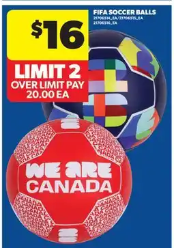 Real Canadian Superstore FIFA SOCCER BALLS offer