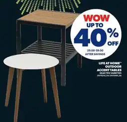 Real Canadian Superstore LIFE AT HOME OUTDOOR ACCENT TABLES offer