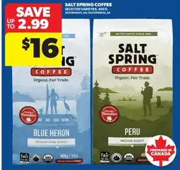 Real Canadian Superstore SALT SPRING COFFEE offer