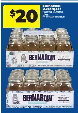 Real Canadian Superstore BERNARDIN MASON JARS offer