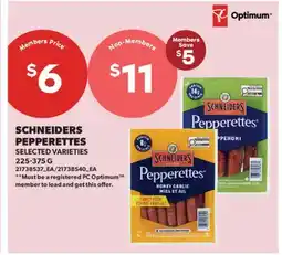 Real Canadian Superstore SCHNEIDERS PEPPERETTES offer