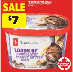 Real Canadian Superstore PC LOADS OF ICE CREAM offer