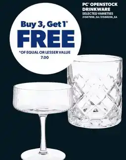 Real Canadian Superstore PC OPENSTOCK DRINKWARE offer
