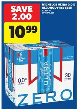 Real Canadian Superstore MICHELOB ULTRA 0.0% ALCOHOL-FREE BEER offer