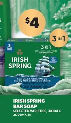 Real Canadian Superstore IRISH SPRING BAR SOAP offer
