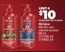 Real Canadian Superstore OLD SPICE MID HAIR CARE offer