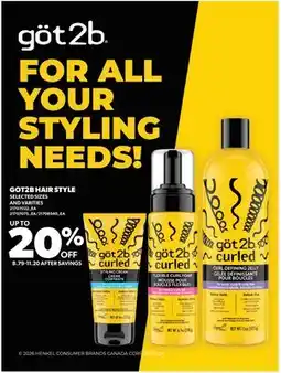 Real Canadian Superstore GOT2B HAIR STYLE offer