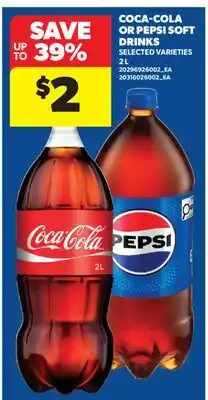 Real Canadian Superstore COCA-COLA OR PEPSI SOFT DRINKS offer