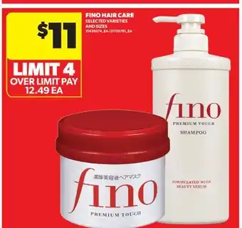 Real Canadian Superstore FINO HAIR CARE offer