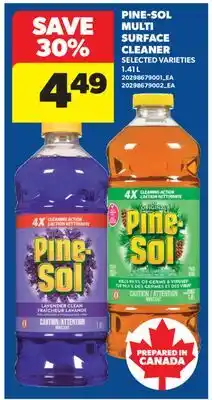 Real Canadian Superstore PINE-SOL MULTI SURFACE CLEANER offer