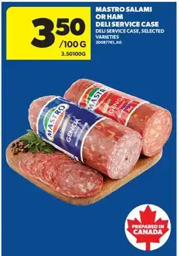Real Canadian Superstore MASTRO SALAMI OR HAM offer
