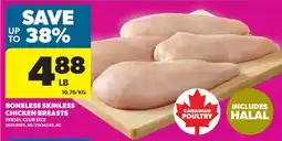 Real Canadian Superstore BONELESS SKINLESS CHICKEN BREASTS offer