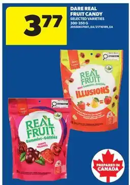 Real Canadian Superstore DARE REAL FRUIT CANDY offer