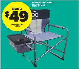 Real Canadian Superstore HURLEY DIRECTORS CAMP CHAIR offer