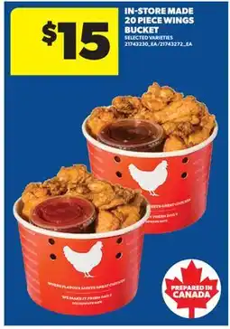 Real Canadian Superstore 20 PIECE WINGS BUCKET offer