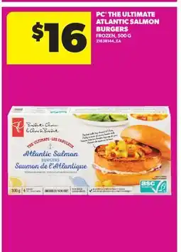 Real Canadian Superstore PC THE ULTIMATE ATLANTIC SALMON BURGERS offer