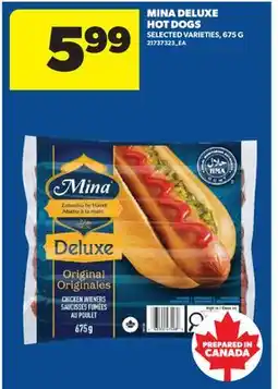 Real Canadian Superstore MINA DELUXE HOT DOGS offer