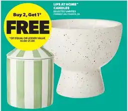 Real Canadian Superstore LIFE AT HOME CANDLES offer