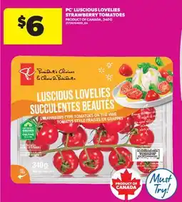 Real Canadian Superstore PC LUSCIOUS LOVELIES STRAWBERRY TOMATOES offer