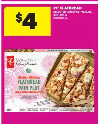 Real Canadian Superstore PC FLATBREAD offer