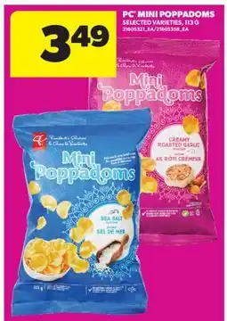 Real Canadian Superstore PC MINI POPPADOMS offer