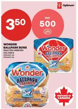 Real Canadian Superstore WONDER BALLPARK BUNS, 432/560 G offer
