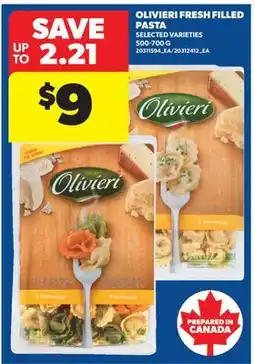 Real Canadian Superstore OLIVIERI FRESH FILLED PASTA offer
