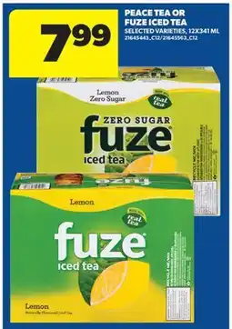 Real Canadian Superstore PEACE TEA OR FUZE ICED TEA offer