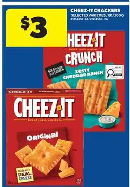 Real Canadian Superstore CHEEZ-IT CRACKERS, 191/200 G offer