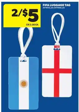 Real Canadian Superstore FIFA LUGGAGE TAG offer