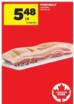 Real Canadian Superstore PORK BELLY offer