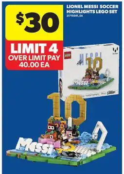 Real Canadian Superstore LIONEL MESSI SOCCER HIGHLIGHTS LEGO offer