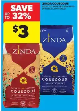 Real Canadian Superstore ZINDA COUSCOUS, 600/G offer