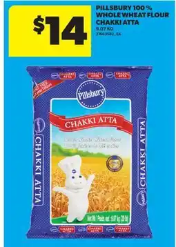 Real Canadian Superstore PILLSBURY 100% WHOLE WHEAT FLOUR CHAKKI ATTA offer