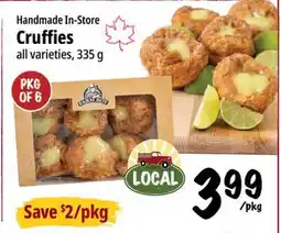 Farm Boy Handmade In-Store Cruffies offer