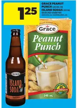 Real Canadian Superstore GRACE PEANUT PUNCH, 240 ML OR ISLAND SODAS, 355 ML offer