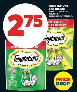 Real Canadian Superstore TEMPTATIONS CAT TREATS, 160/180 G offer