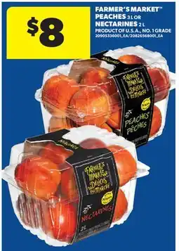 Real Canadian Superstore FARMER'S MARKET PEACHES, 3 L OR NECTARINES, 2 L offer