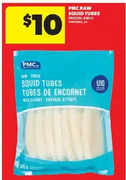Real Canadian Superstore PMC RAW SQUID TUBES offer