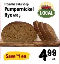 Farm Boy From the Bake Shop Pumpernickel Rye offer