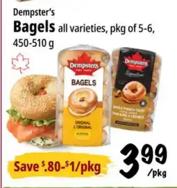 Farm Boy Dempster's Bagels offer