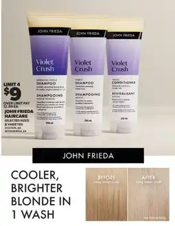 Real Canadian Superstore JOHN FRIEDA HAIRCARE offer