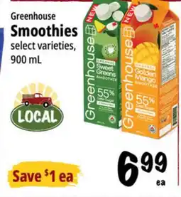 Farm Boy Greenhouse Smoothies offer