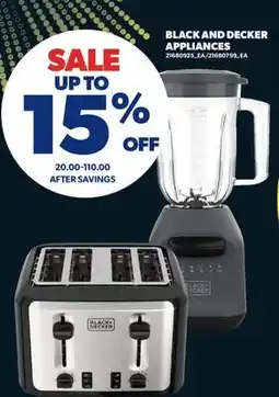Real Canadian Superstore BLACK AND DECKER APPLIANCES offer