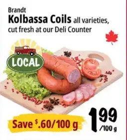 Farm Boy Brandt Kolbassa Coils offer